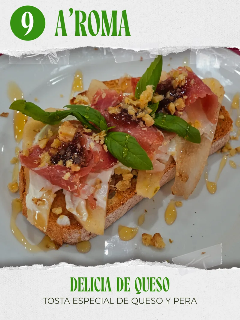 Delicia de queso — Bar-Cafetería A'roma